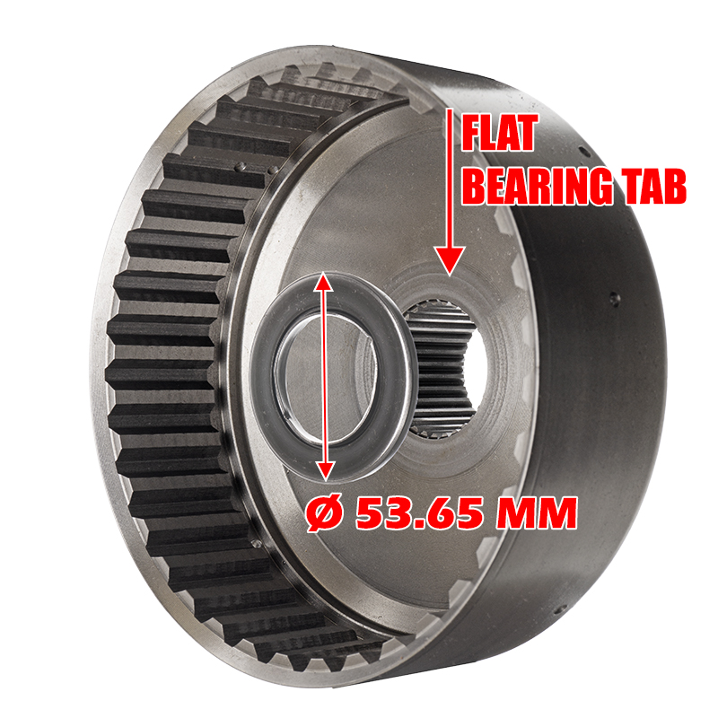 Náboj C1 Spojka ALLISON 1000 — 29539505, (vonkajší Ø 137,10 mm, 31 drážok), ihlové ložisko vstupného hriadeľa 53,65 mm