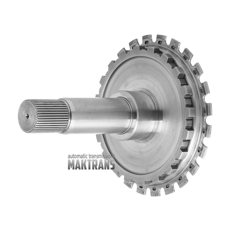 Výstupný hriadeľ s parkovacím prevodom ZF 6HP26 (celková výška 157 mm, 43 drážok)