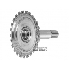 Výstupný hriadeľ s parkovacím prevodom ZF 6HP26 (celková výška 157 mm, 43 drážok)