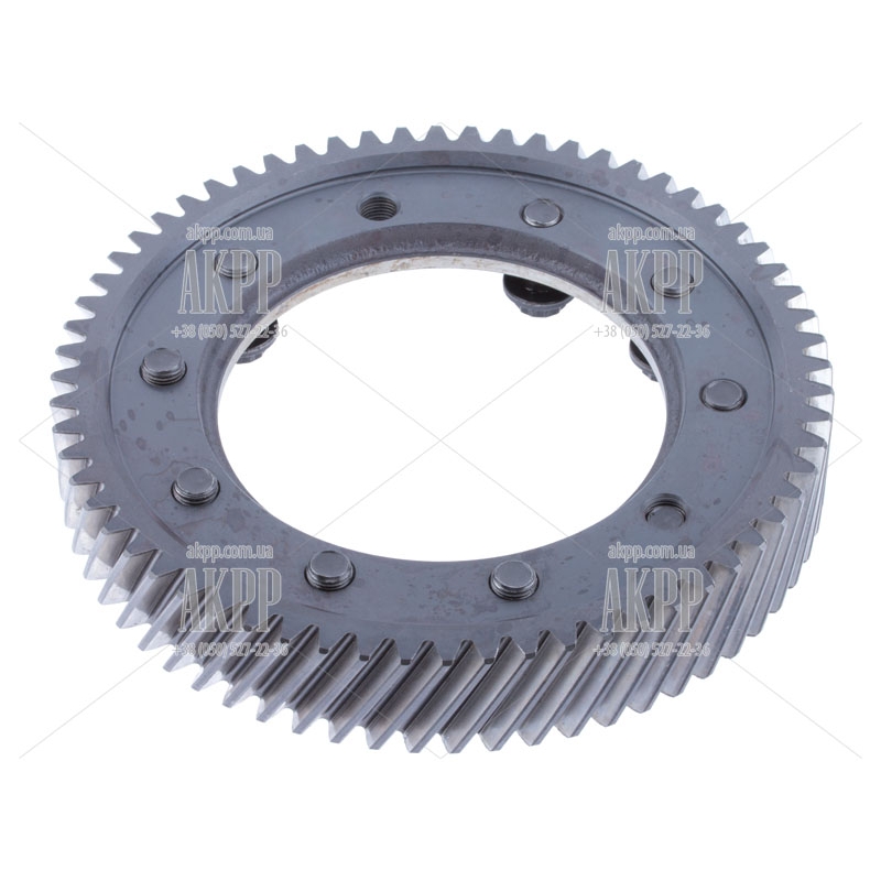 Korencové koleso diferenciálu JF010E - 64 zubov (vonkajší Ø 212,60 mm), 10 montážnych otvorov