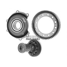 Súprava hlavného diferenciálu páru AW TF-60SN 09G (prevodový pomer 58/15 (2 široké zárezy), medzihriadeľové ložiská 13/19 valčeky, Driven Transfer Gear 46 zubov)