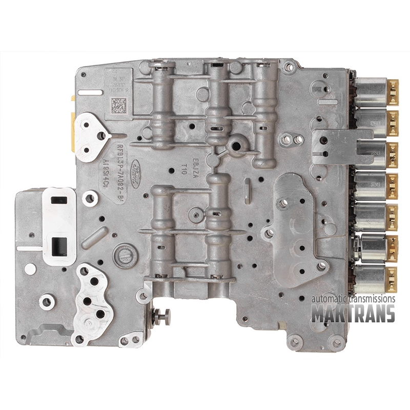 Zostava ventilového bloku so solenoidmi 6R80 FORD (mechanická parkovacia / oddeľovacia doska FL3P-7Z490-AB) obnovená