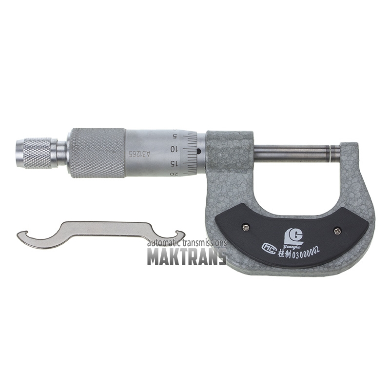 Mechanický mikrometer pre externé merania (rozsah 0-25mm) 261-101A