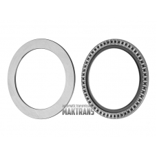 Axiálne ihlové ložisko A5HF1 OD 79,70 mm, ID 60,25 mm, TH 2,50 mm (inštalované medzi radiálne valčekové ložisko a ozubené koleso diferenciálu)