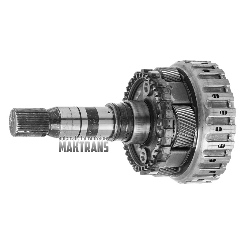 Zadná planétová prevodovka č.4 výstupný hriadeľ ZF 8HP45 4WD zostava (celková výška 260 mm, 43 drážok) 09-up