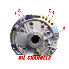 Olejové čerpadlo F4A41, F4A42 96-up — MR593521, MD760348 (typ Mitsubishi, 5 olejových kanálov na náboji)
