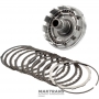 Náboj olejového čerpadla (stator), bubon B1 brzda Mercedes-Benz 722.6 - 4x4 jednostranné trecie kotúče (celková hrúbka súpravy 20,65 mm), R1402722224, A1402722224