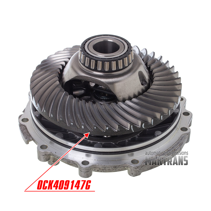 Hlavný pár 42/14 kompletný s krytom 0CK DL382-7 S-tronic — označenie na diferenciáli 0CK409147G