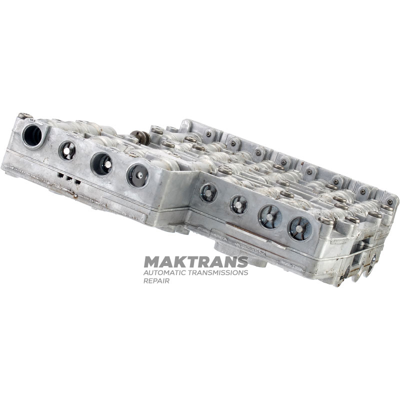 Zostava bloku ventilov so solenoidmi 6R80 FORD (mechanická parkovacia / oddeľovacia doska FL3P-7Z490-AB) - použité a skontrolované