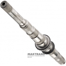 Výstupný hriadeľ VAG DSG DL501 0B5 - 0B5307215P, dĺžka hriadeľa 587 mm, s ihlovým ložiskom na koncovej časti