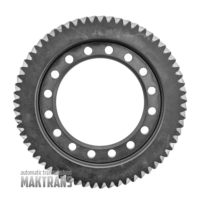 Veniec diferenciálu 6F50 6F55 (priemer 233 mm, 63T, 4 značky, TH 32 mm, 16 montážnych otvorov)