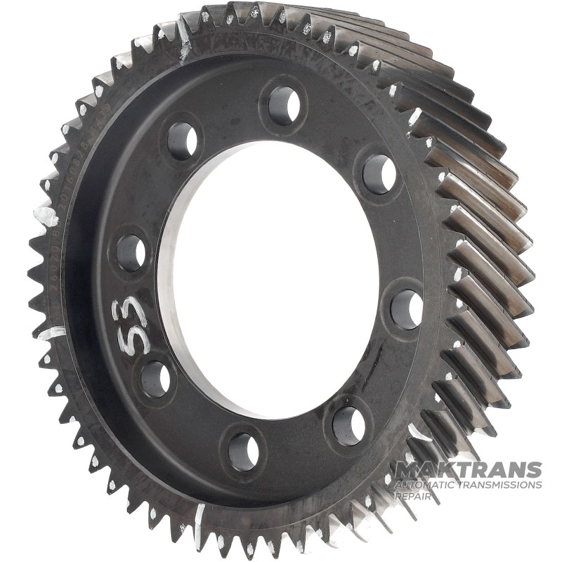 Diferenciálna špirálová prevodovka A6GF (53T, OD182 mm, 33 mm, 8 montážnych otvorov)