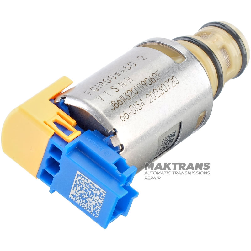 Solenoid riadenia tlaku v potrubí [LPC] FORD 8F35 HL3P-7G38-AC HL3P7G38AC [modrý konektor, 4,6 - 5,2 Omh]