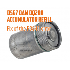 Oprava (doplnenie) mechatronického hydraulického akumulátora DQ200 0AM DSG 7 / DQ400 0DD