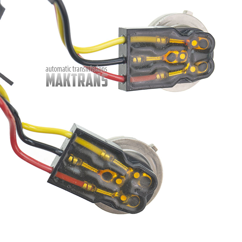 Zapojenie telesa ventilu so snímačmi tlaku a teploty TREMEC DCT TR-9080 [Chevrolet Corvette C8 DCT] AMC1313F [3 snímače tlaku SMP137-245]