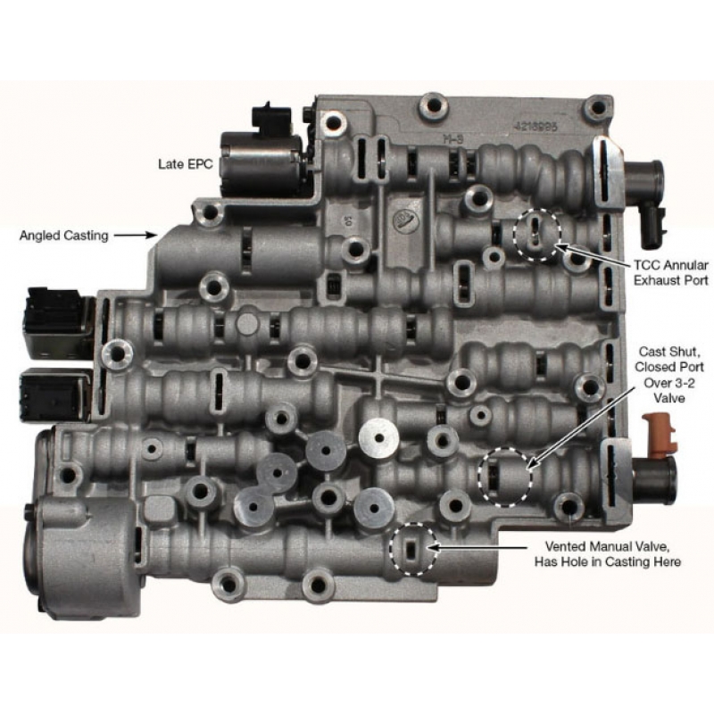 Zostava bloku ventilov so solenoidmi GENERAL MOTORS 4L60E 4L65E [Colorado, Hummer H3]