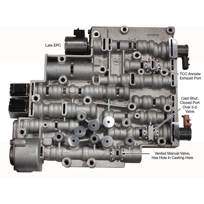 Zostava bloku ventilov so solenoidmi VŠEOBECNÉ MOTORY 4L60E 4L65E [roky 2003-2008]