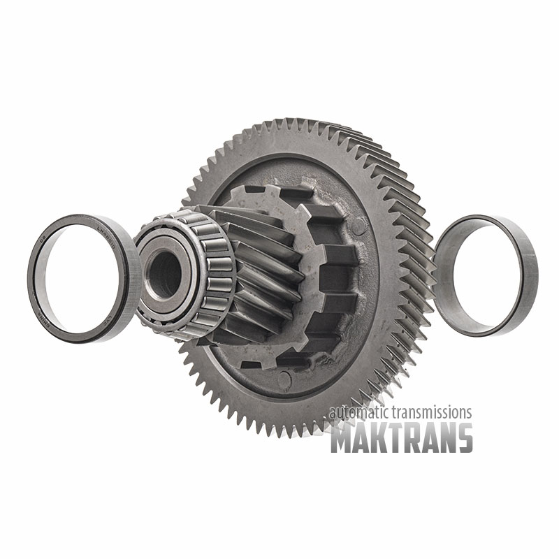 Hlavný diferenciál pár ZF 4HP20 [ind. hriadeľ 19T, vonkajší Ø 64,65 mm / 71T, vonkajší Ø 155,95 mm, diferenciál 72T, vonkajší Ø 221,30 mm]