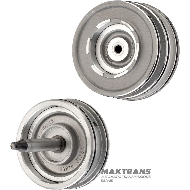 Piest s overdrive pásom RE4F03A - Celková výška 129,40 mm, 3169131X01, 3161131X13, 3169531X09, 3160531X21, 3161531X02, 3160531X20, 3161831X03