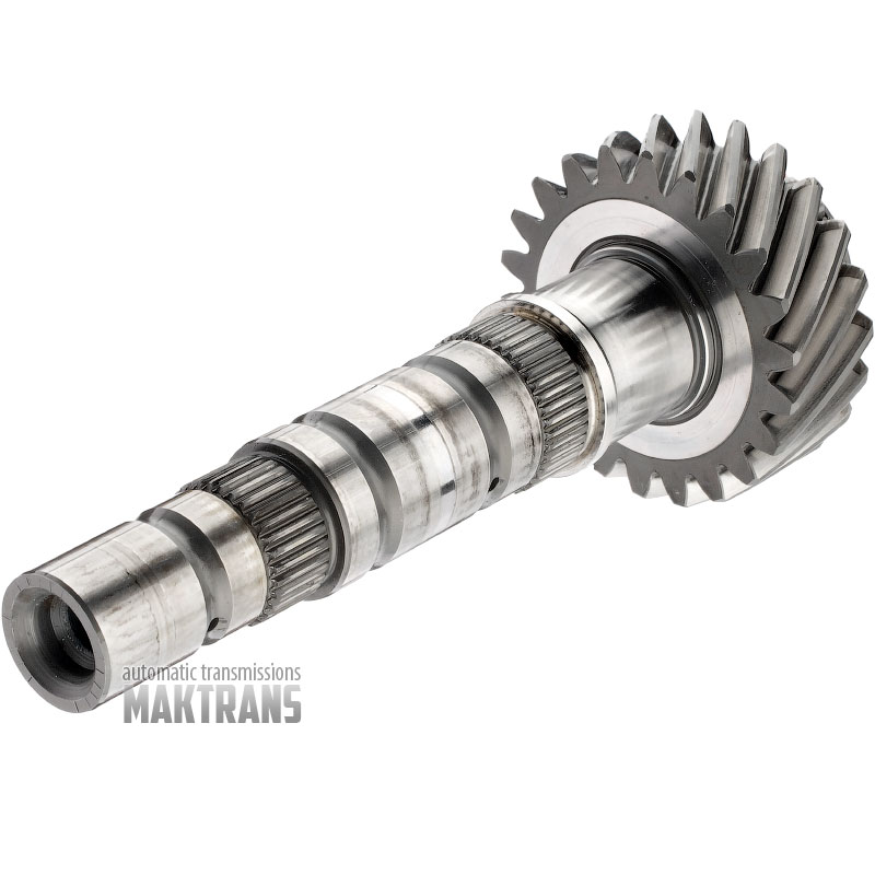 Výstupný hriadeľ č. 2 VAG DSG7 DQ200 0AM / ozubené koleso diferenciálu 22 zubov (vonkajší Ø 73,15 mm)