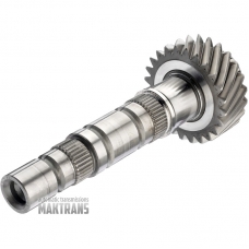 Výstupný hriadeľ č. 2 VAG DSG7 DQ200 0AM 0CG / ozubené koleso diferenciálu 24 zubov (vonkajší Ø 72,65 mm)