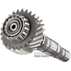 Výstupný hriadeľ č. 2 VAG DSG7 DQ200 0AM 0CG / ozubené koleso diferenciálu 24 zubov (vonkajší Ø 72,65 mm)