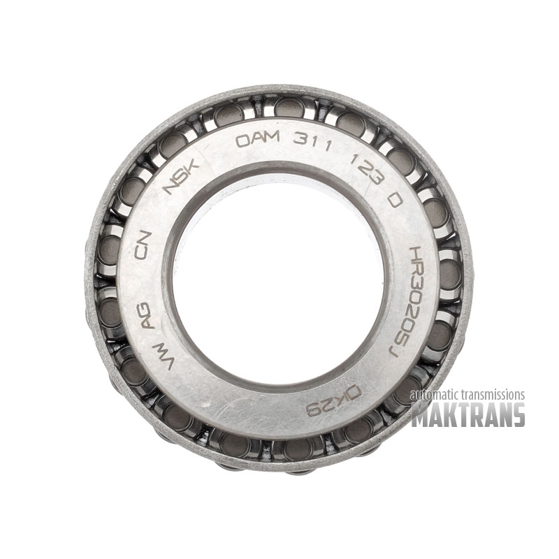 Kuželíkové ložisko hnacieho hriadeľa diferenciálu č.1, č.3 VAG DSG7 DQ200 0AM / 0AM311123D NSK HR30205J