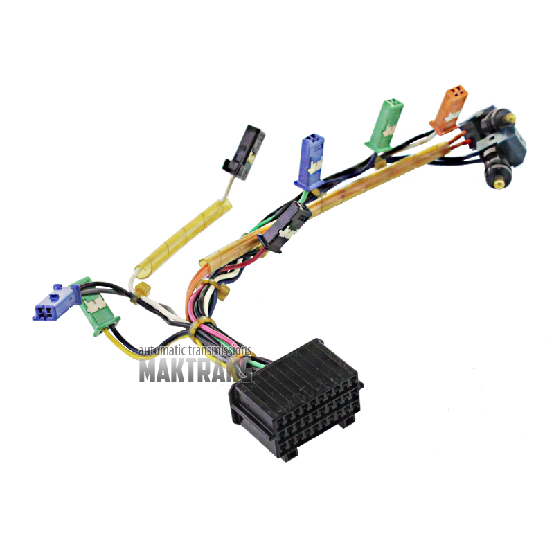 Zapojenie telesa ventilu TOYOTA AC60F (AWR6B45) 8212571021 8212504021 / [2 snímače teploty, 7 zástrčiek pre solenoidy]