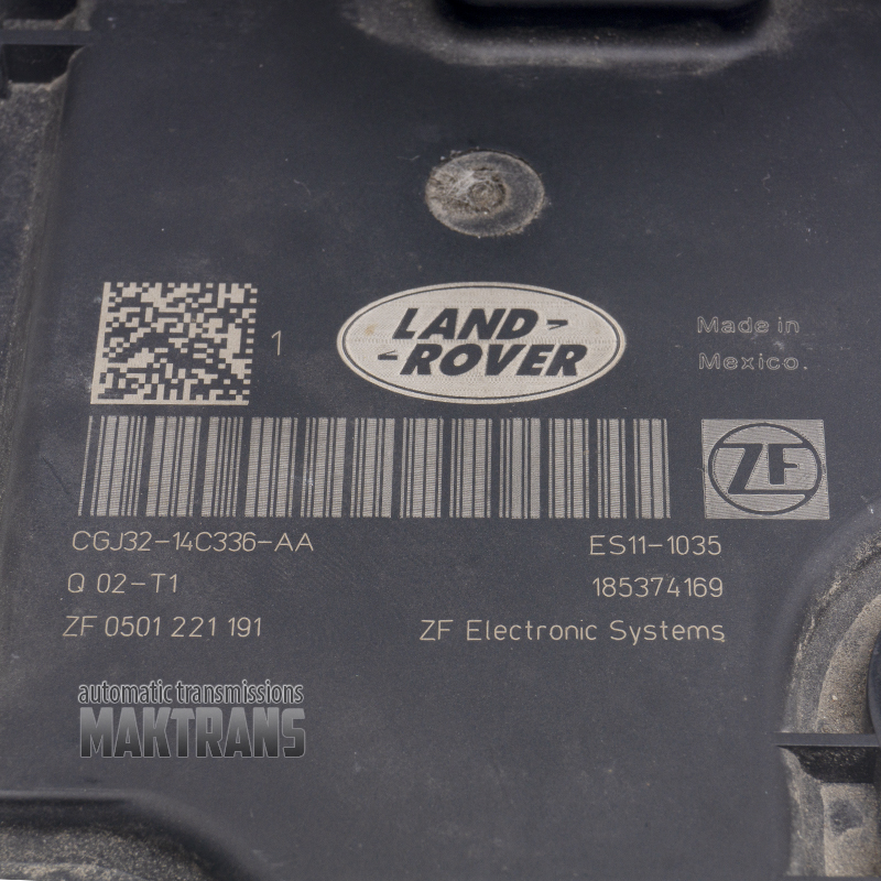Modul riadenia elektronickej prevodovky (TCM) ZF 9HP48 CGJ32-14C336-AA ZF 0501221191 / Land Rover Range Rover Discovery Sport 2015 2.0L DSL MID DOCH AJ200