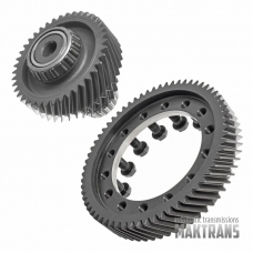 Dvojica hlavného diferenciálu (17 / 64) TOYOTA K114 [skrutkové koleso 64 zubov (vonkajší Ø 202 mm), hriadeľ medzinápravového diferenciálu 17 zubov (vonkajší Ø 60 mm) / 40 zubov (vonkajší Ø 113,25 mm)