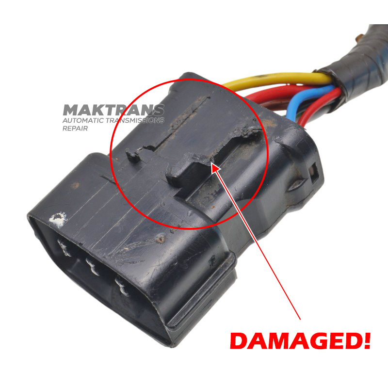 R4A51 V4A51 8670A006 zapojenie hydraulickej jednotky - 5 solenoidov, konektor pre odnímateľný snímač teploty (bez snímača teploty)