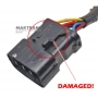 R4A51 V4A51 8670A006 zapojenie hydraulickej jednotky - 5 solenoidov, konektor pre odnímateľný snímač teploty (bez snímača teploty)