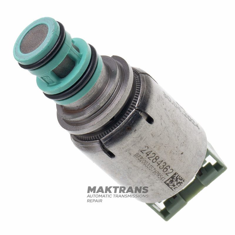 Solenoid Normal High PCS5 (1-2-3-4) / PCS3 (R-1 / 4-5-6) / Line Pressure GM 6T30 6T40 6T45 24284362 - green