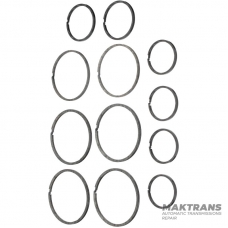 Sada plastových delených krúžkov Aisin Warner TG-81SC AWF8F45 / GM AF50-8 / TOYOTA U881E U881F - 12 krúžkov v sade