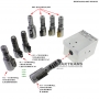 Adaptér na testovanie elektromagnetov Normal High AW TF-60SN 09G 09K 09M & Toyota A750E A760E