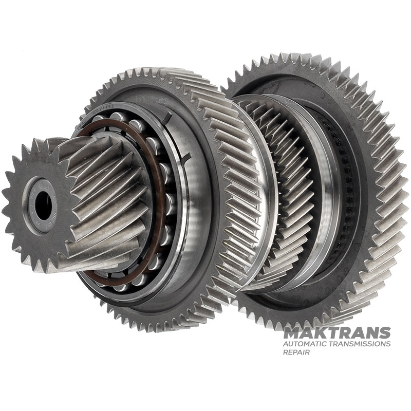 Hnací hriadeľ diferenciálu č.1 VAG eHybrid DQ400 0DD - 20 zubov (Ø 66,10 mm) / 63 zubov (Ø 135,40 mm) / 51 zubov (Ø 101,90 mm) / 63 zubov (Ø 153,80 mm)