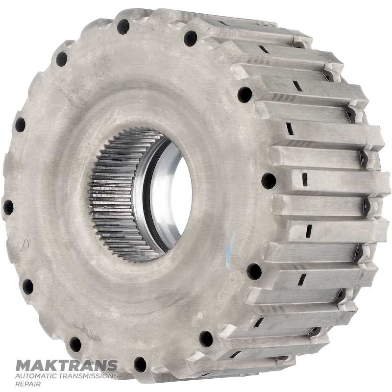 Kôš K3 Clutch Mercedes-Bens 722.6 A1402721931 - výška bubna 62,15 mm, 5 (vnútorný zub) x 5 (vonkajší zub) trecích kotúčov (celková hrúbka súpravy 24,70 mm)