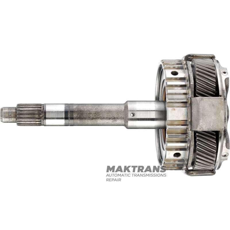 Vstupný hriadeľ / planétová prevodovka OVERDRIVE Aisin Warner 30-40LE, 30-80LE / TOYOTA A343 - dĺžka vstupného hriadeľa 194 mm (20 drážok, vonkajší Ø 21,30 mm), 4 satelity (32 zubov), é koleso 95 zubov (34 vonkajších Ø 11 mm )