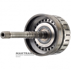 Vstupný hriadeľ/bubon Spojka K1 (7 trecích kotúčov, 60 zubov na kotúč) NISSAN RE7R01 315401XJ0C - (celková dĺžka 324 mm, dĺžka hriadeľa 255 mm, 24 drážok (vonkajší Ø 25,70 mm), 105 zubov na ozubenom kolese)