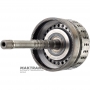 Vstupný hriadeľ / bubon K1 Spojka (7 trecích kotúčov) NISSAN RE7R01 315401XJ0C - (celková dĺžka 324 mm, dĺžka hriadeľa 255 mm, 24 drážok (vonkajší Ø 25,70 mm), 105 zubov na ozubenom krúžku)