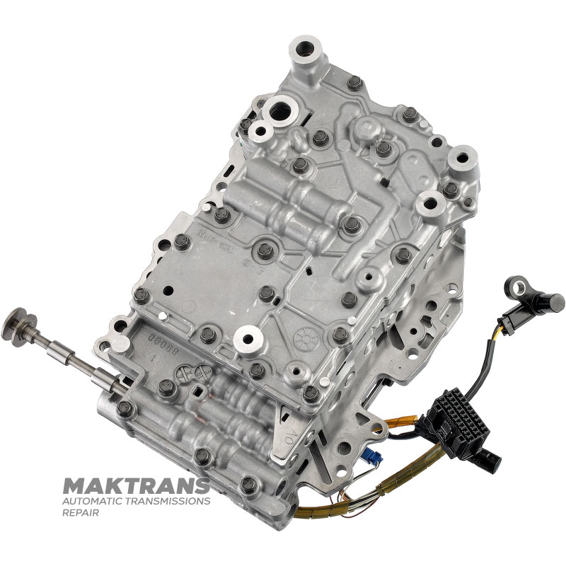 Vynovená zostava telesa ventilu so solenoidmi TOYOTA / LEXUS UA80E, UA80F 3541048080, 354100E010 - (pre autá bez systému štart/stop, označenie na tele 89090, oddeľovacia doska A0)