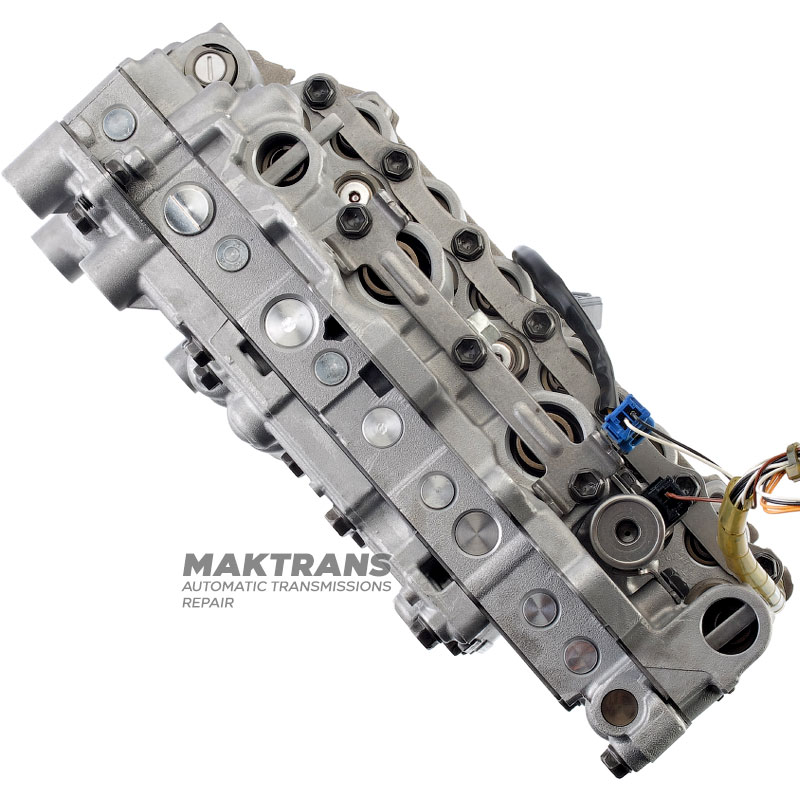 Vynovená zostava telesa ventilu so solenoidmi TOYOTA / LEXUS UA80E, UA80F 3541048080, 354100E010 - (pre autá bez systému štart/stop, označenie na tele 89090, oddeľovacia doska A0)