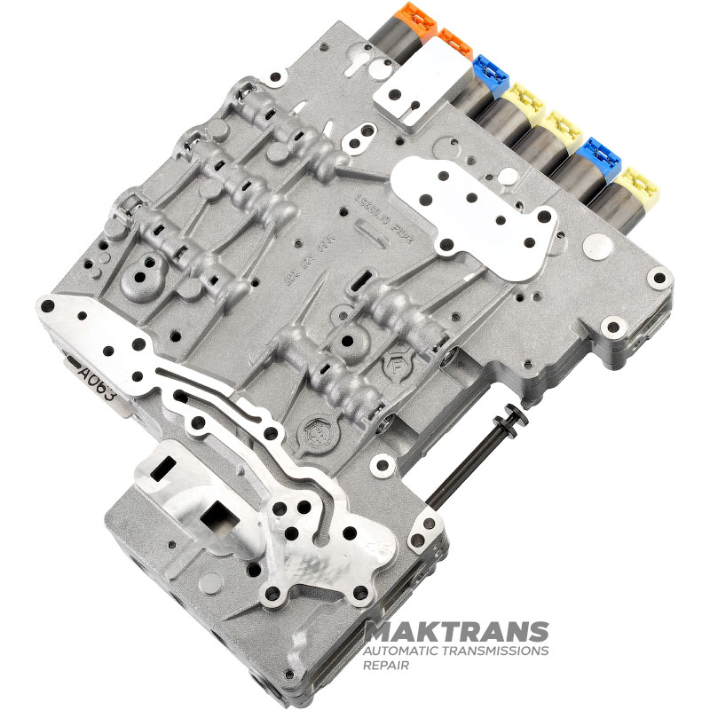 Zostava ventilového bloku so solenoidmi (nové) ZF 6HP21, 6HP21X, 6HP28, 6HP28X (M-Shift) - oddeľovacia doska A063 (1068327210), 1068427234, 1068427237