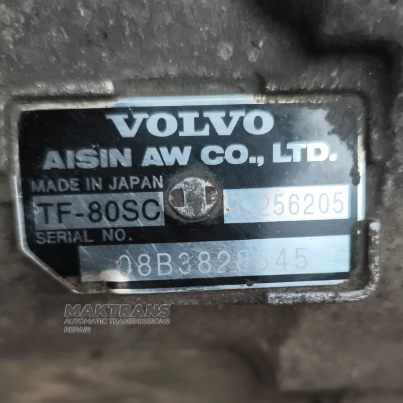 Automatická prevodovka s meničom krútiaceho momentu TF-80SC (AF40) 2WD — 31256205 (Volvo V70 3, 2,4L)