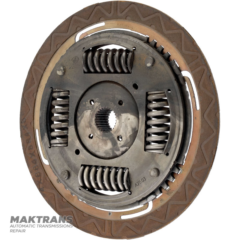 Trecí kotúč s pružinovým tlmičom hydromeniča GM 6L45, 6L50 — BMW (2006 - 2013) — (vonkajší Ø 220 mm, 27 drážok na vnútornej strane)
