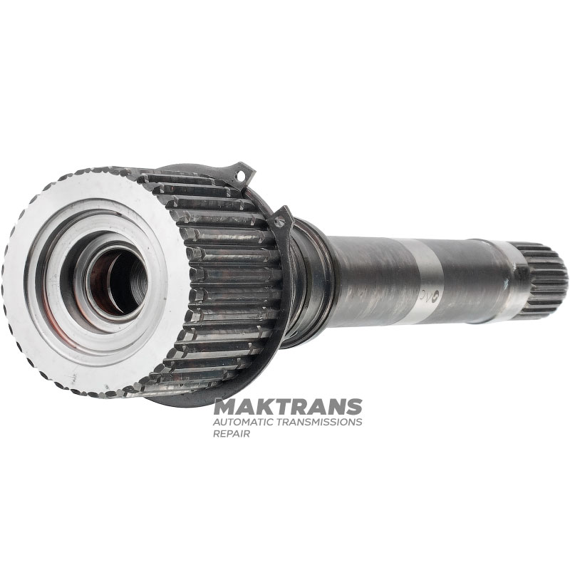 Vstupný hriadeľ ALLISON 1000 29539506 - dĺžka hriadeľa 346 mm, 25 drážok (vonkajší Ø 32,25 mm) / 34 drážok (vonkajší Ø 69,85 mm), pre ihlové ložisko 43,80 mm