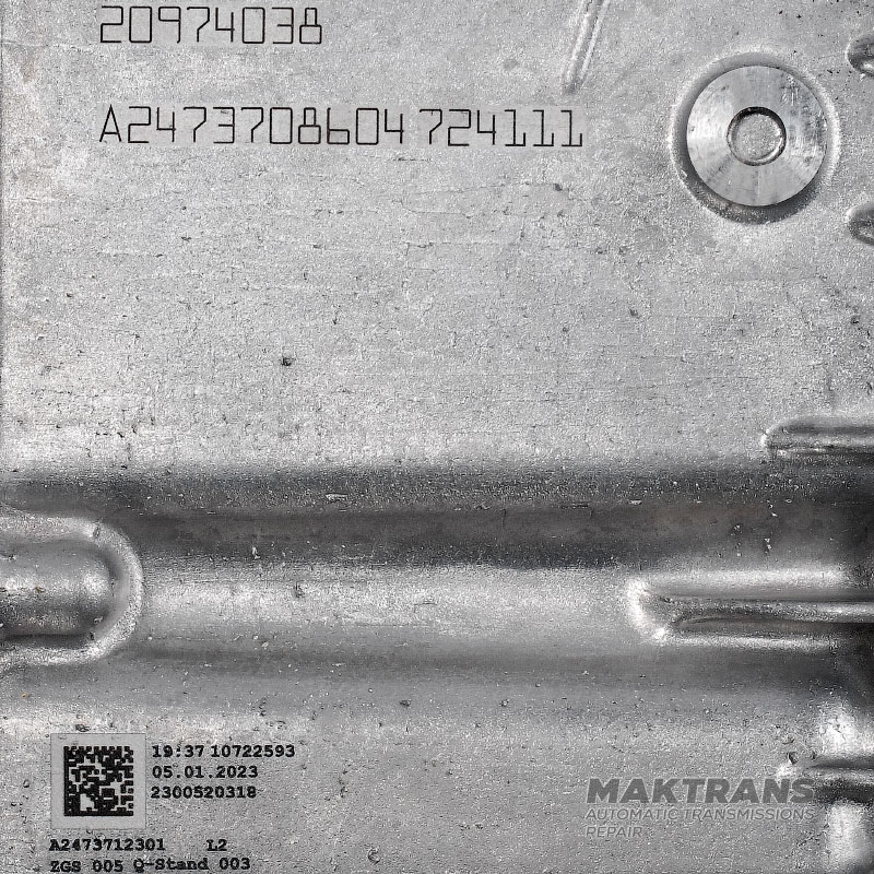 Zostava prevodovky s uhlovým prevodom Mercedes-Benz 724.1 8G-DCT — A2473708604 (Mercedes-Benz GLB-Class 2023 X247 OM654920)