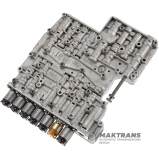 Teleso ventilu komplet so solenoidmi (použité, netestované) FORD 6R60, 6R80 — oddeľovacia doska 6L2P-7Z490-FC, opravte toto teleso ventilu +150 USD k cene