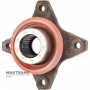 Príruba výstupného hriadeľa FORD 6R60, 6R80 — FL3P-7A021-AC, celková výška 65 mm, 4 montážne otvory (stred↔stred 85 mm), 31 drážok