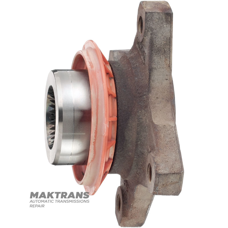 Príruba výstupného hriadeľa FORD 6R60, 6R80 — FL3P-7A021-AC, celková výška 65 mm, 4 montážne otvory (stred↔stred 85 mm), 31 drážok